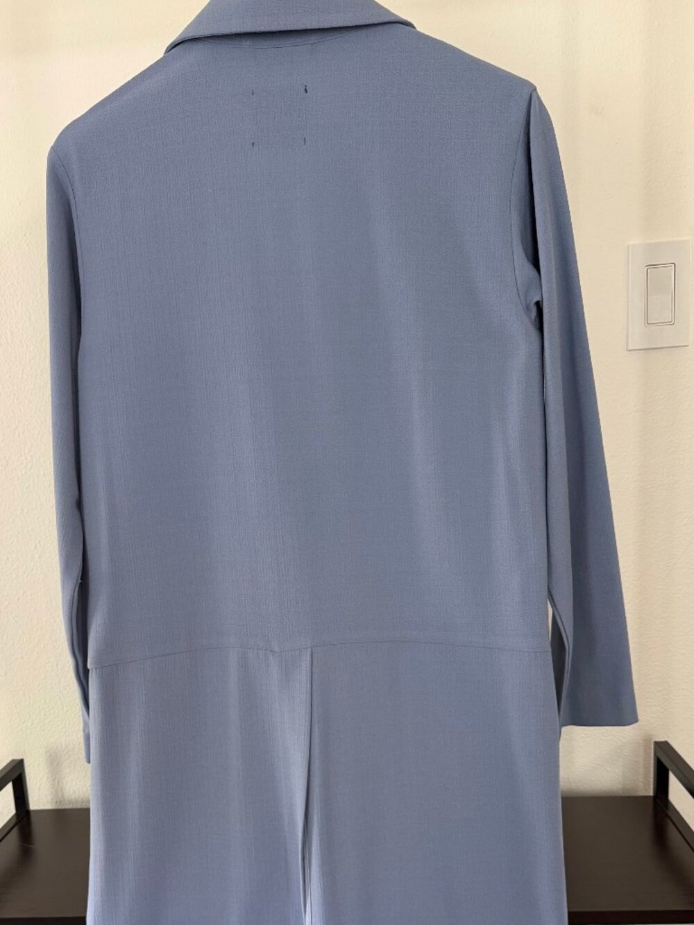 ASOS Powder blue trench coat US 0 - Picture 4 of 5